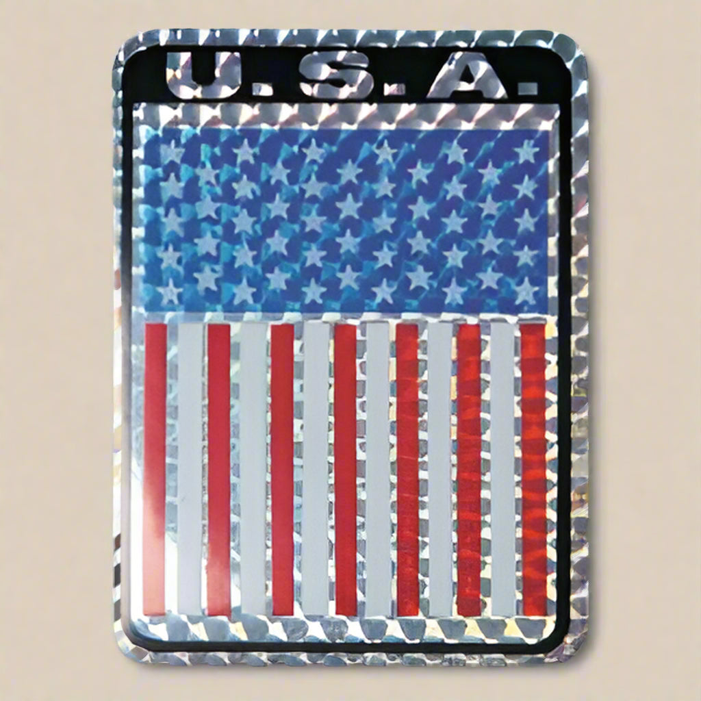 USA Flag Sticker – Holographic Edition