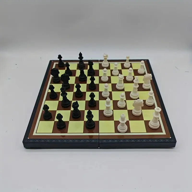 Travel Chess Set Magnetic, Mini Chess Set Travel, Portable Chess Board