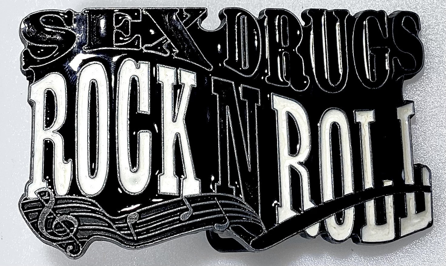 Sex Drugs Rock N Roll Buckle