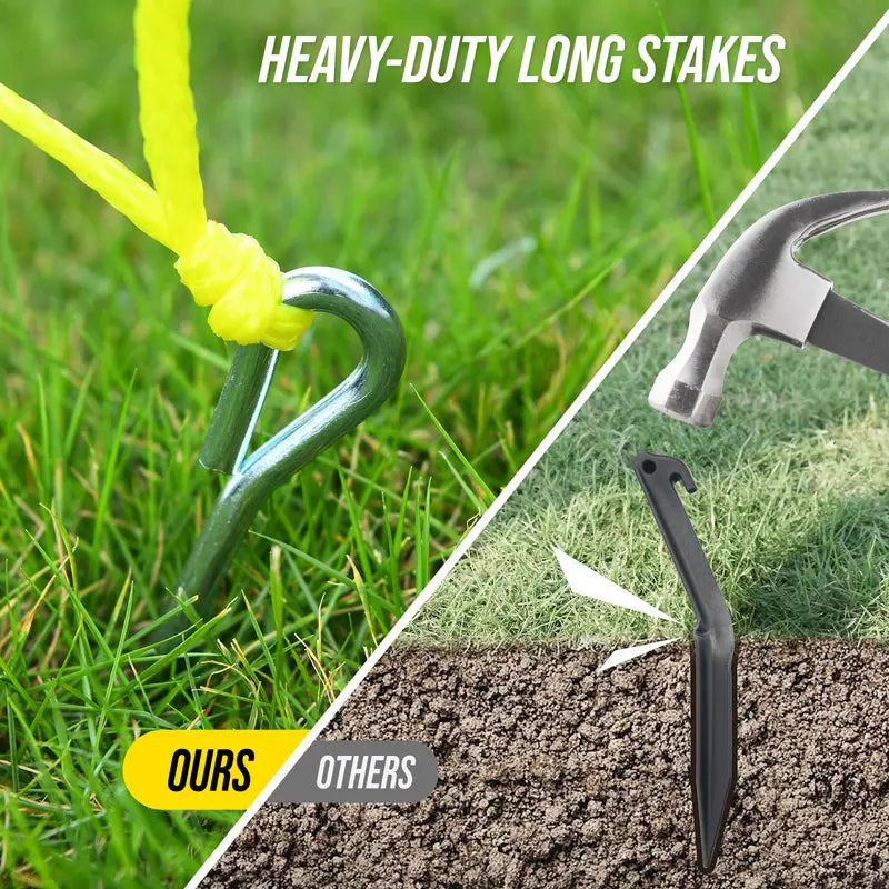 Patiassy Professional Volleyball Net Set with Adjustable Poles & Carry Bag (Blue)