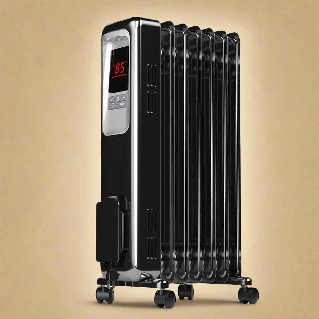 PELONIS PIONEERS IN HOME COMFORT INNOVATION DIGITAL OIL-FILLED RADIANT HEATER 1500 WATT