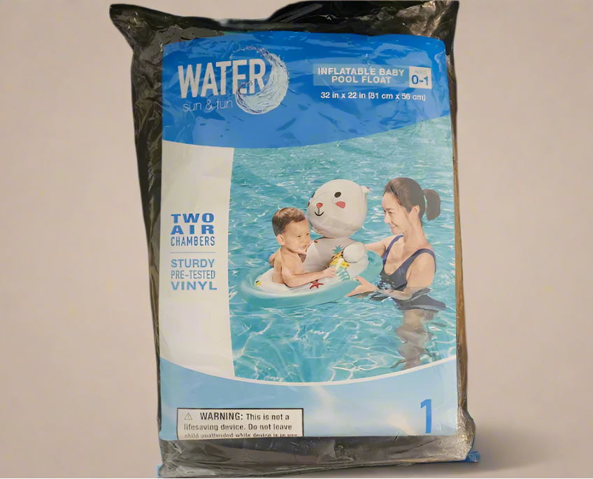 Water Sun & Fun Inflatable Baby Pool Float Bear – Kids Summer Beach Toy
