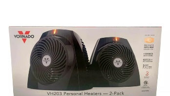 Vornado VH203 Personal Space Heater, 2-Pack