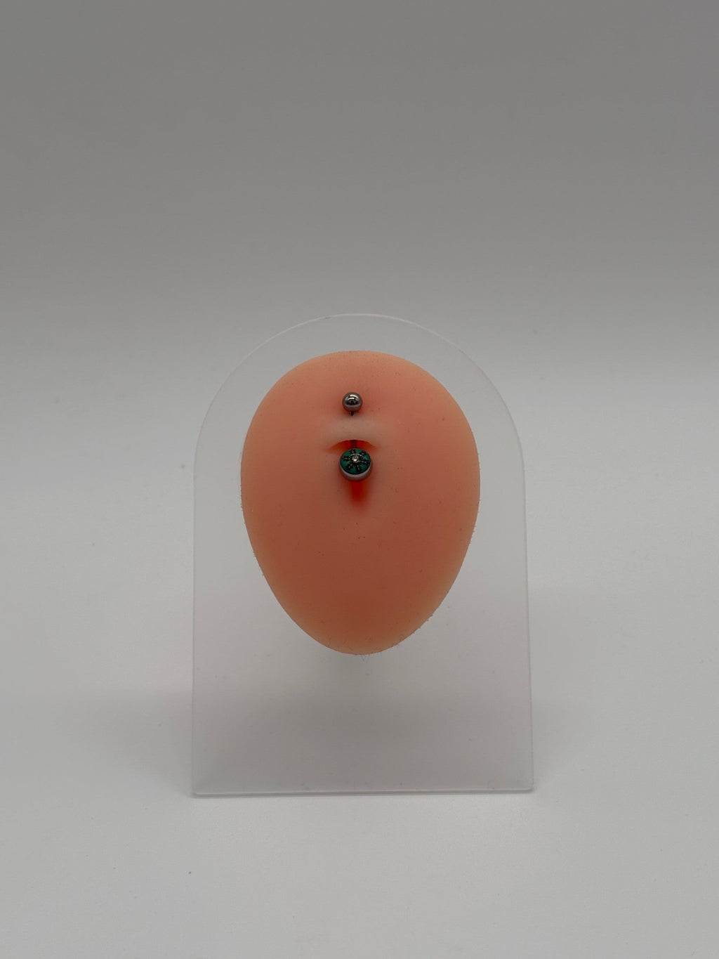 Titanium Snowflake Logo Belly Button Ring