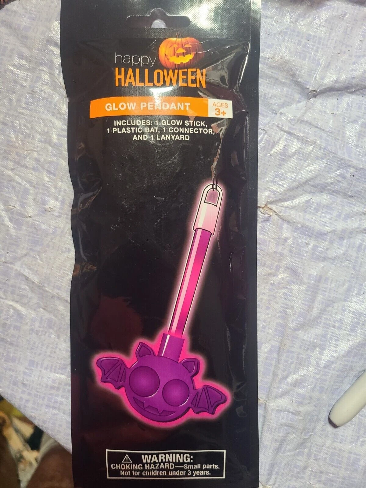 Happy Halloween Glow Wand Stick Set – 3-Pack with Fun Character Toppers