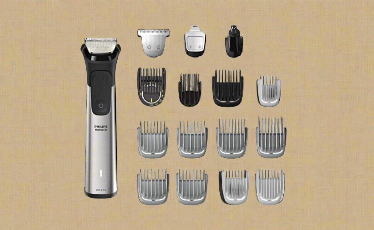 PHILIPS NORELCO Multigroom 7000 – Stainless Steel Precision All-in-One Trimmer