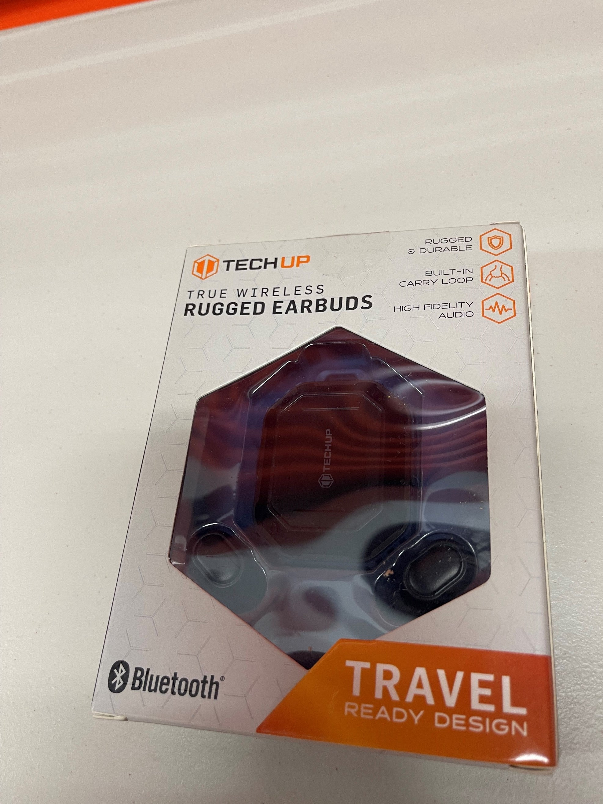 TECHUP BLUETOOTH TRUE WIRELESS RUGGED EARBUDS BLUE