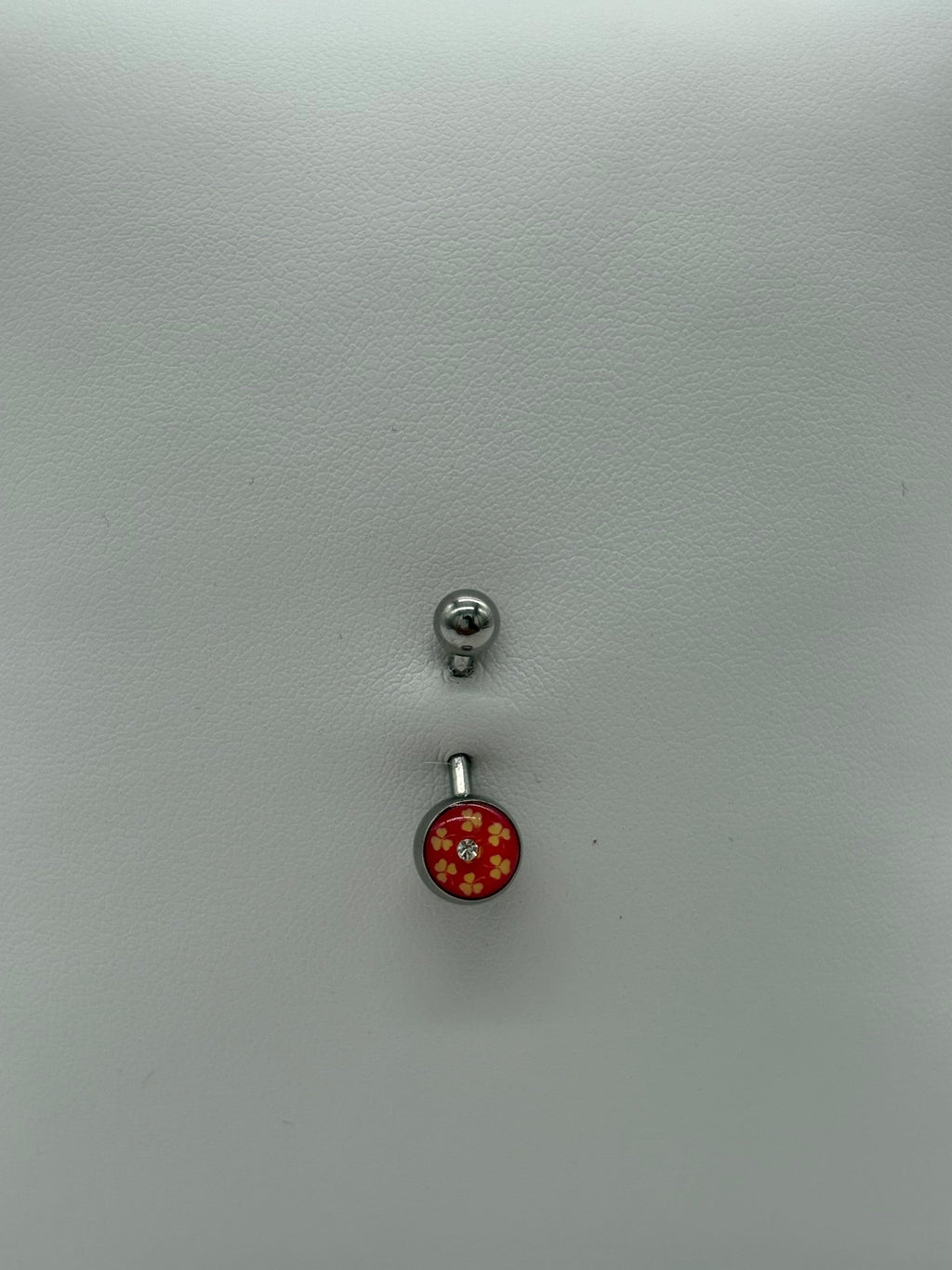 Titanium Ladybug Logo Belly Button Ring