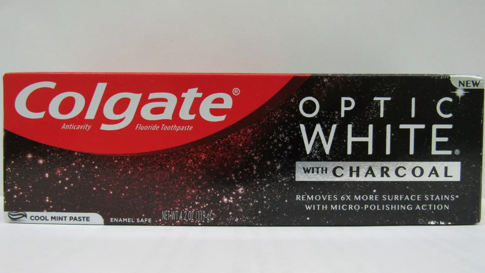 Colgate Optic White with Charcoal Toothpaste 4.2OZ