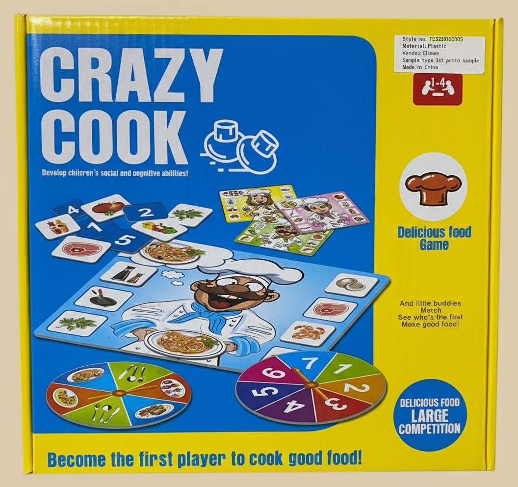 Crazy Cook Family Board Game