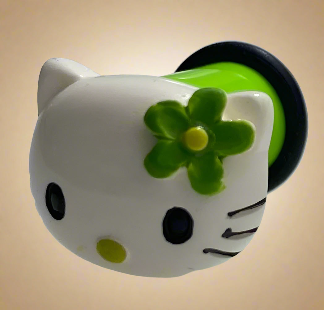 Hello Kitty O-Ring Acrylic Gauges/Plugs/Tunnels – 1 Piece (A/2/3/27)